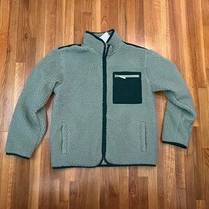 Goodfellow Green Sherpa Jacket
